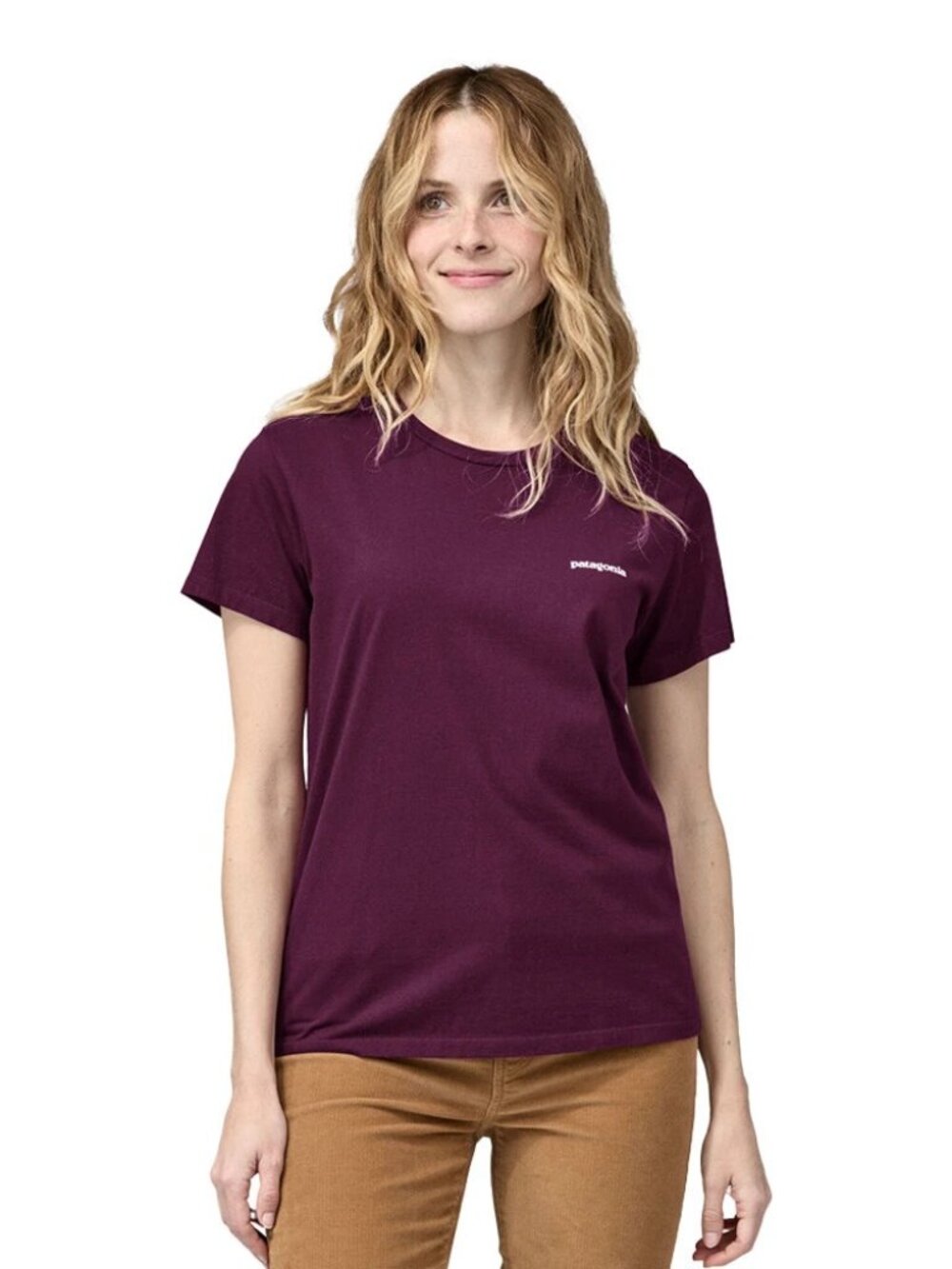 Patagonia plum p-6 mission tee